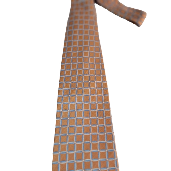 Campia Moda Shimmery Reptile Like Scale Print Extra Long Tall Man Tie - Picture 3 of 13